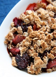 Blackberry Strawberry Crisp