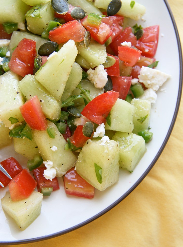 Honeydew Tomato Salad