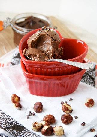 nutella ice cream bite