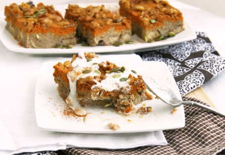 baked pumpkin quinoa bite