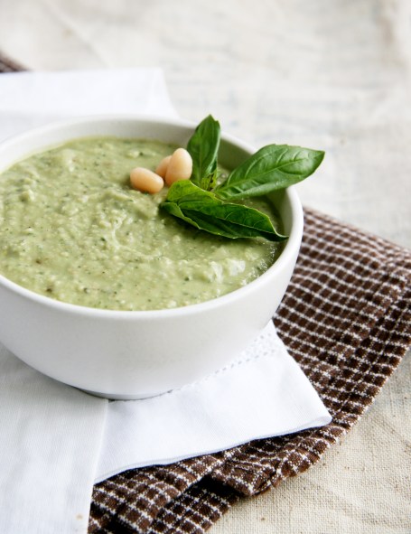 bean basil pesto
