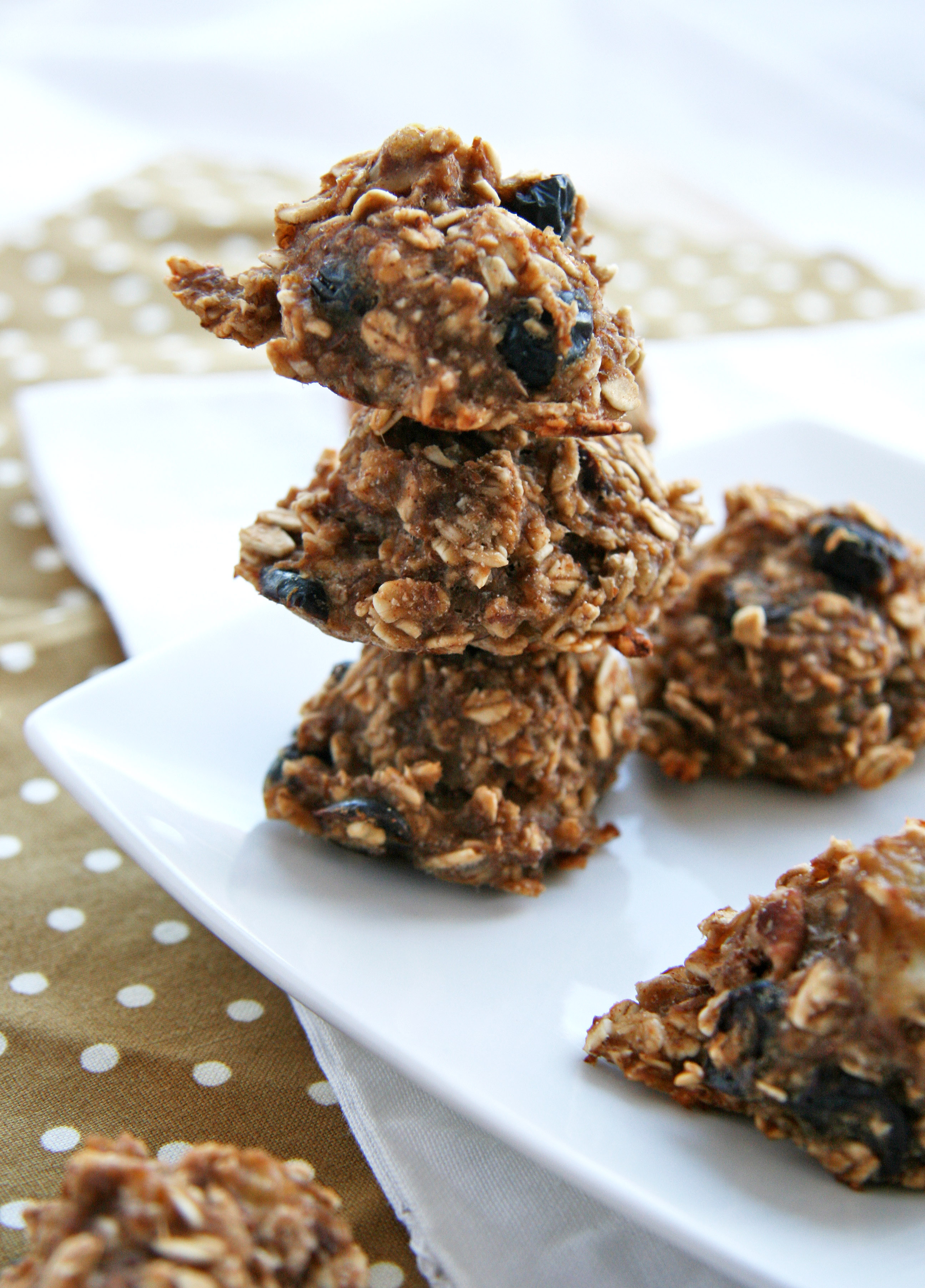 Chewy Trail Mix Breakfast Cookies