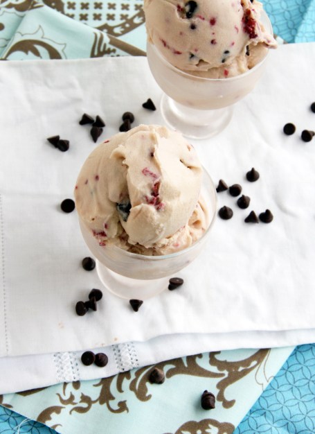 brown sugar rasp choc ice cream 1
