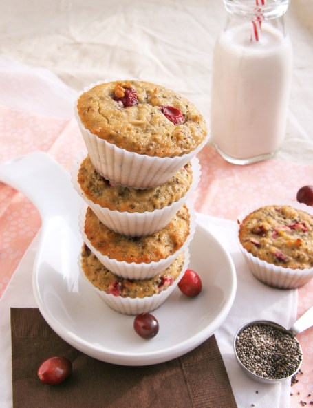 cranberry chia muffins1