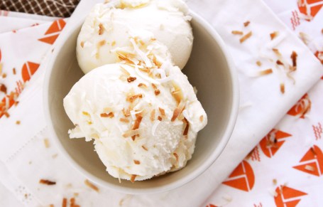 toasted coconut ice cream bowl