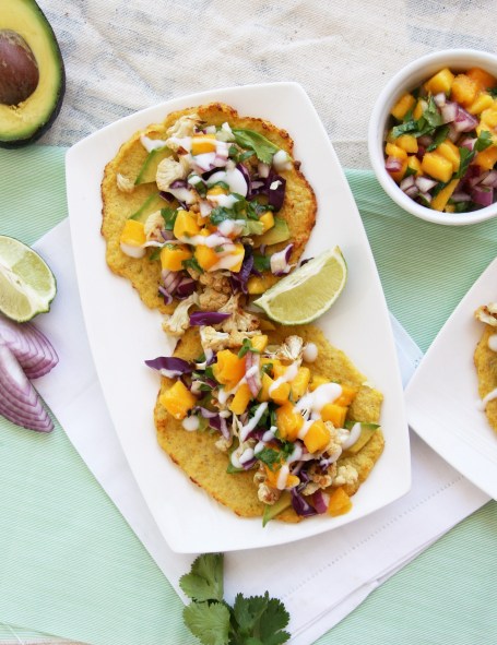 cauliflower tacos mango salsa2