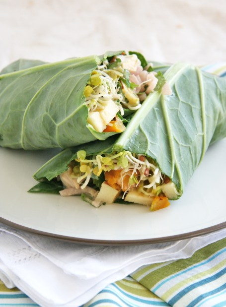collard wrap chicken sprouts apples2