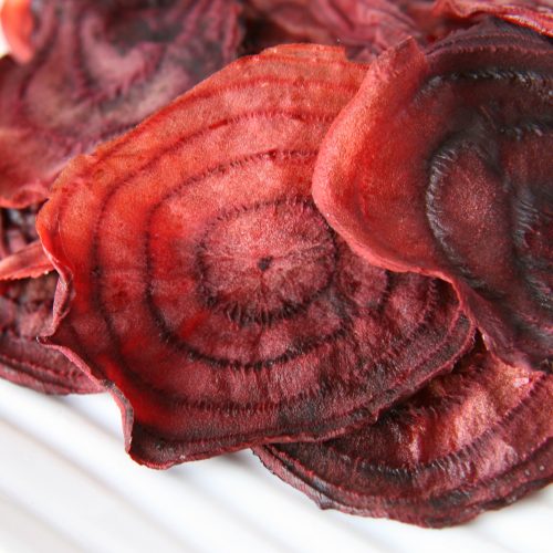 Baked Beet Chips