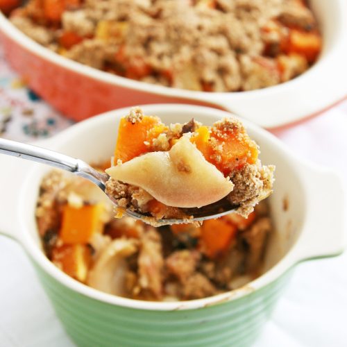 Butternut and Apple Crumble