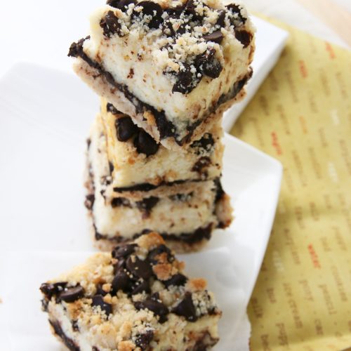 Chocolate Chip Cheesecake Squares