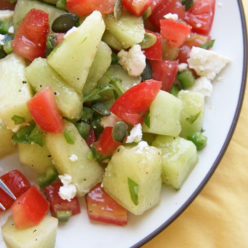 Honeydew Tomato Salad
