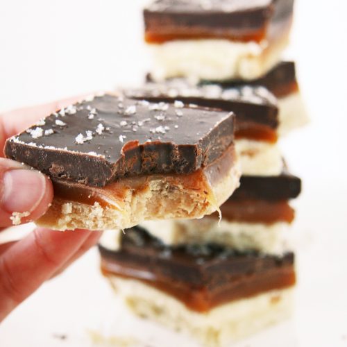 Salted Millionaire's Shortbread
