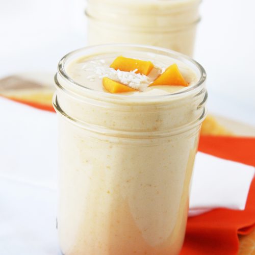 peach mango lassi