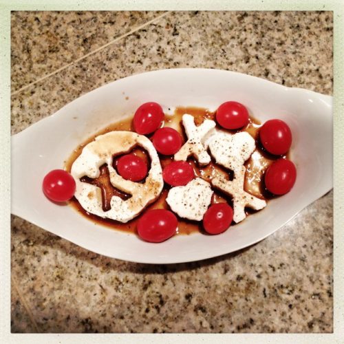 VDay Caprese Salad